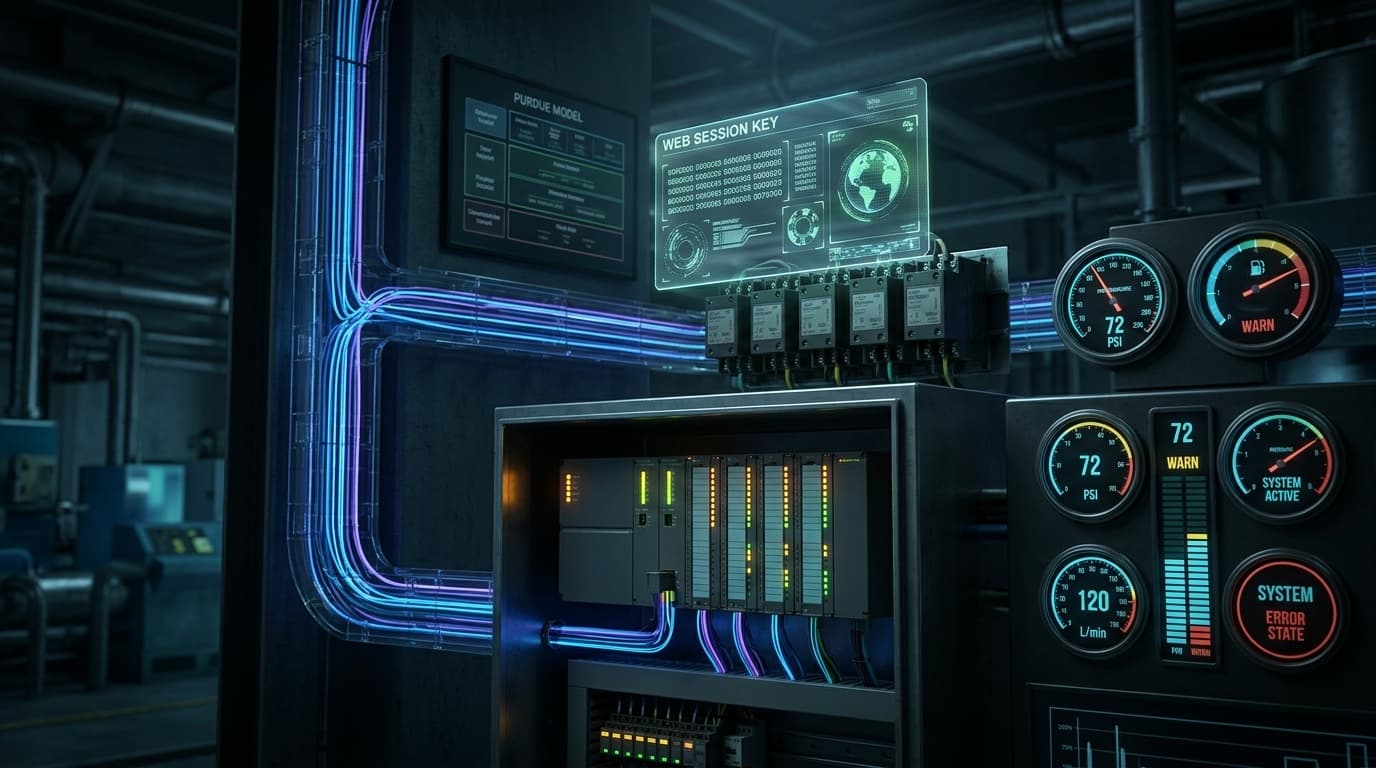 3D isometric cybernetic technical editorial illustration of C++ memory allocation architecture and heap buffer overflow