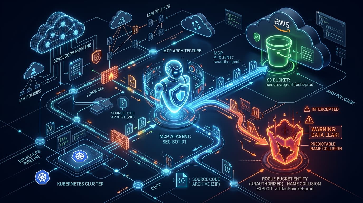 AWS Security Agent and Model Context Protocol MCP S3 Bucket Squatting Interception Architecture
