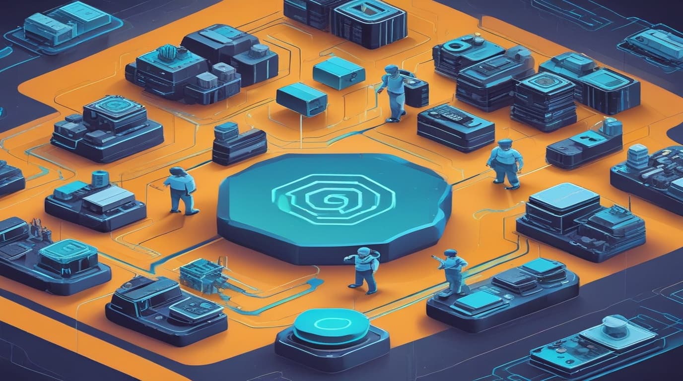 High-tech 3D conceptual cybernetic editorial illustration of Google Cloud Enterprise Services Deserialization vulnerability and enterprise defense