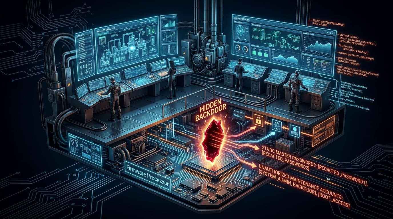 Hitachi Industrial Coding Software Suite Hidden Maintenance Backdoor Architecture