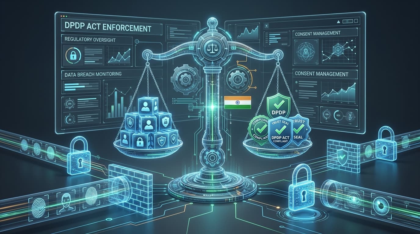 India DPDP Act Legal Scales and Cryptographic Data Privacy Governance