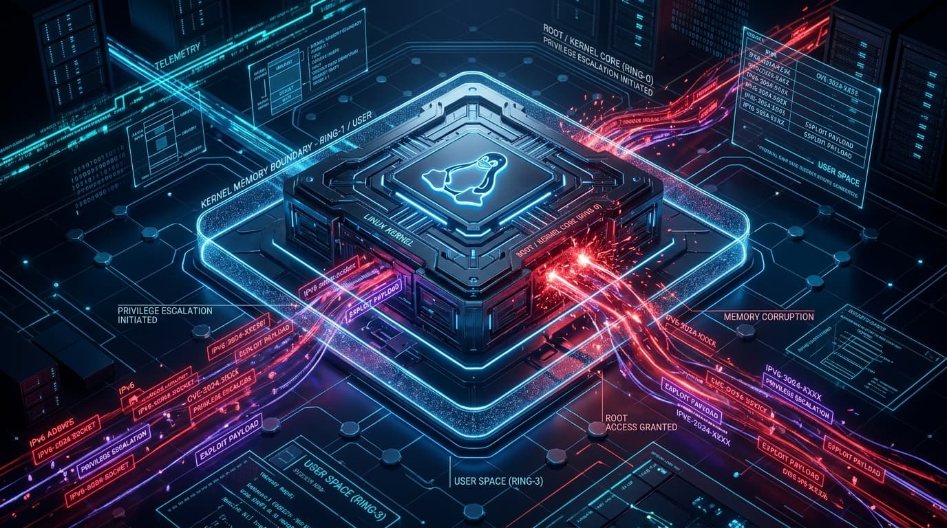 Linux Operating System Kernel Memory Management and Container Breakout Architecture