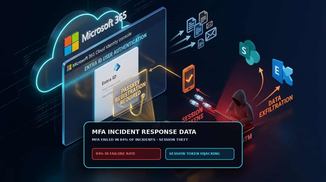 MFA session cookie theft and token replay attack failing in 84 percent of incident responses