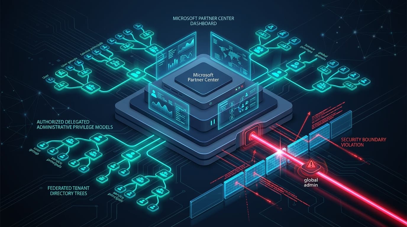 Editorial illustration for Microsoft Patches Maximum-Severity CVSS 10.0 Privilege Escalation Flaw CVE-2026-96207 in Partner Center Cloud Service
