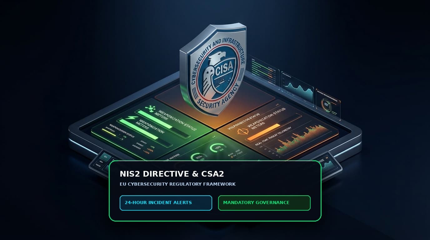European Commission NIS2 directive and CSA2 cybersecurity package regulatory architecture and reporting timeline