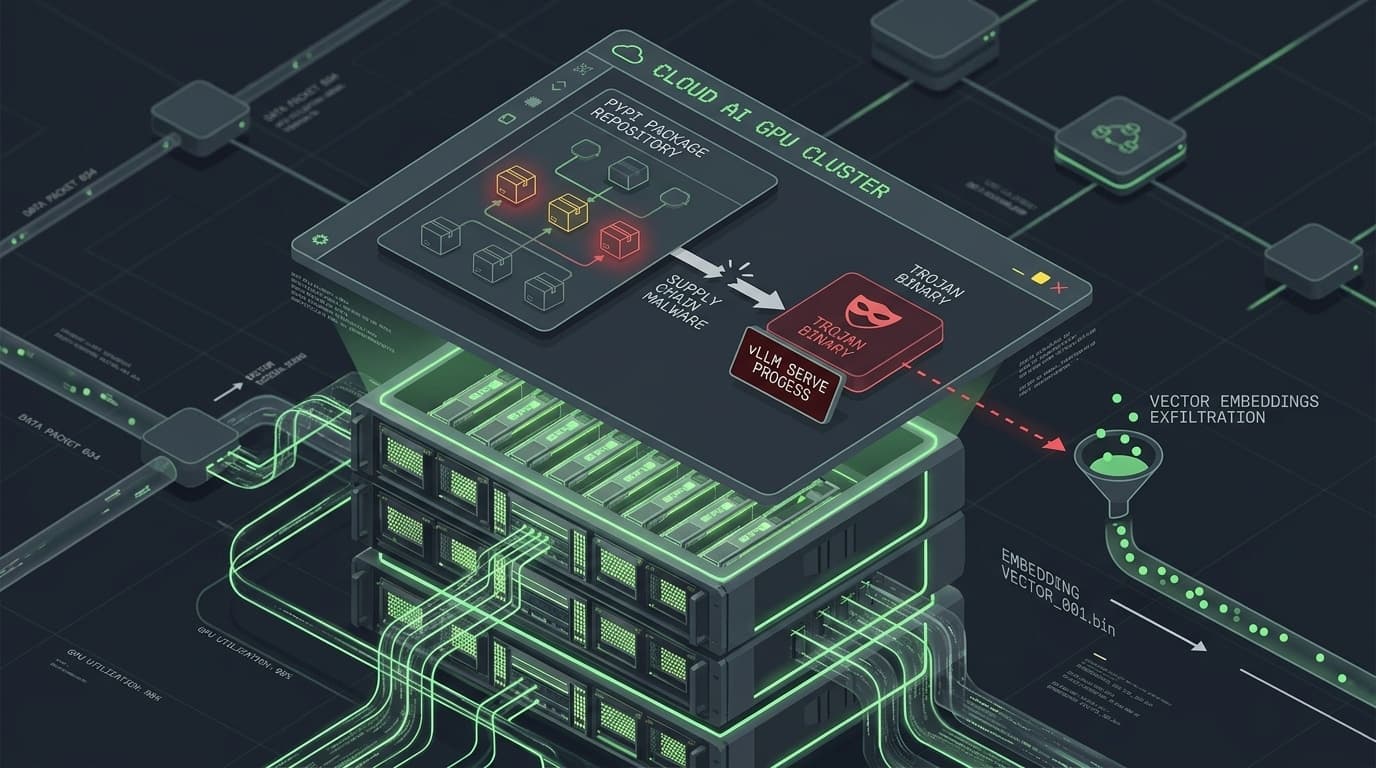 PyPI Supply Chain Attack Infiltrating Vector Database Workloads and Masquerading as vLLM Inference Process