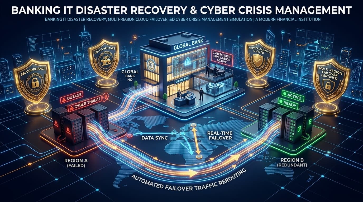 Editorial illustration for RBI Mandates Annual Cyber Crisis Tabletop Simulations and Continuous Multi-Region Cloud Failover Verification for Banks