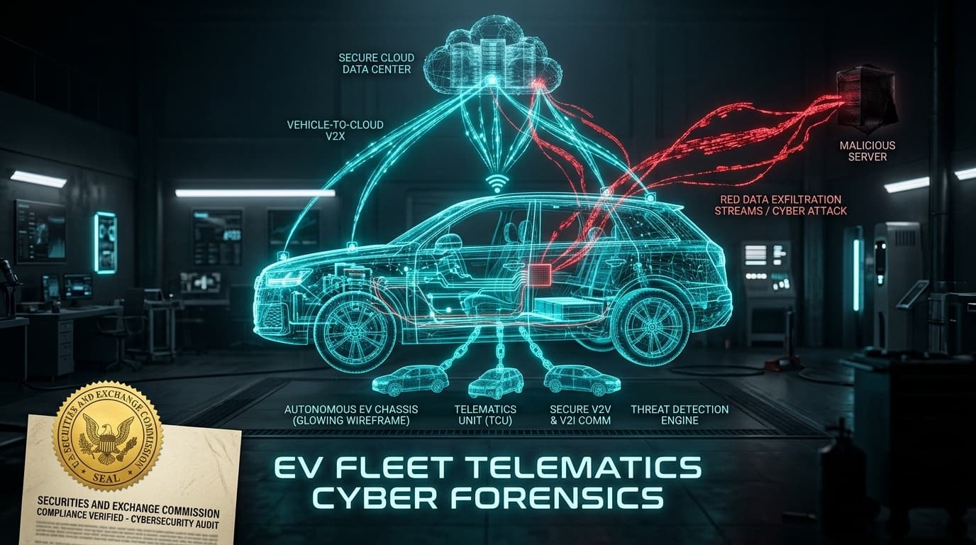 Editorial illustration for SEC Form 8-K Disclosure: Leading Electric Vehicle Automaker Discloses Material Unauthorized Access to Global Fleet Telematics Platform