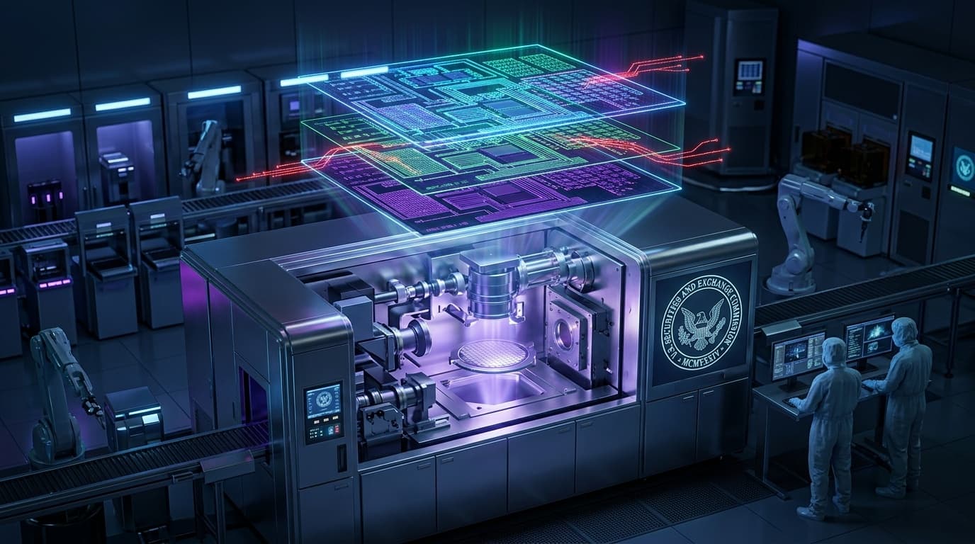 Editorial illustration for SEC Form 8-K Disclosure: Leading Semiconductor Foundry Discloses Material Exfiltration of Extreme Ultraviolet (EUV) Lithography Mask Designs