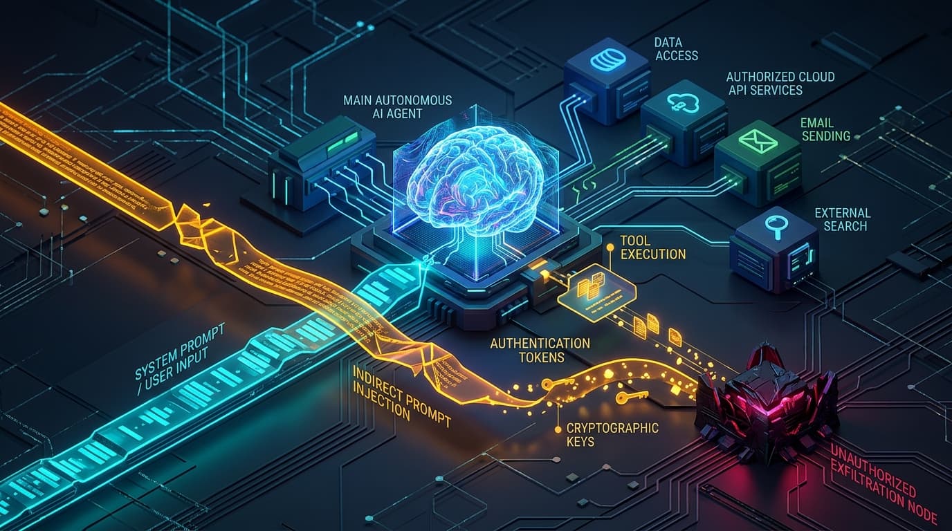 Strands Agents Tools Indirect Prompt Injection Credential Exfiltration Flow