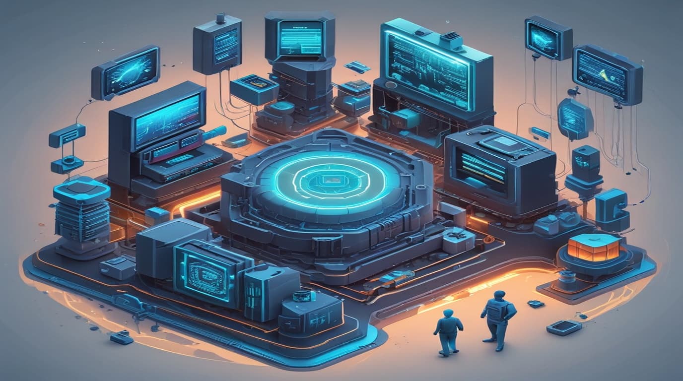 High-tech 3D conceptual cybernetic editorial illustration of Wasmtime Security Vulnerability vulnerability and enterprise defense