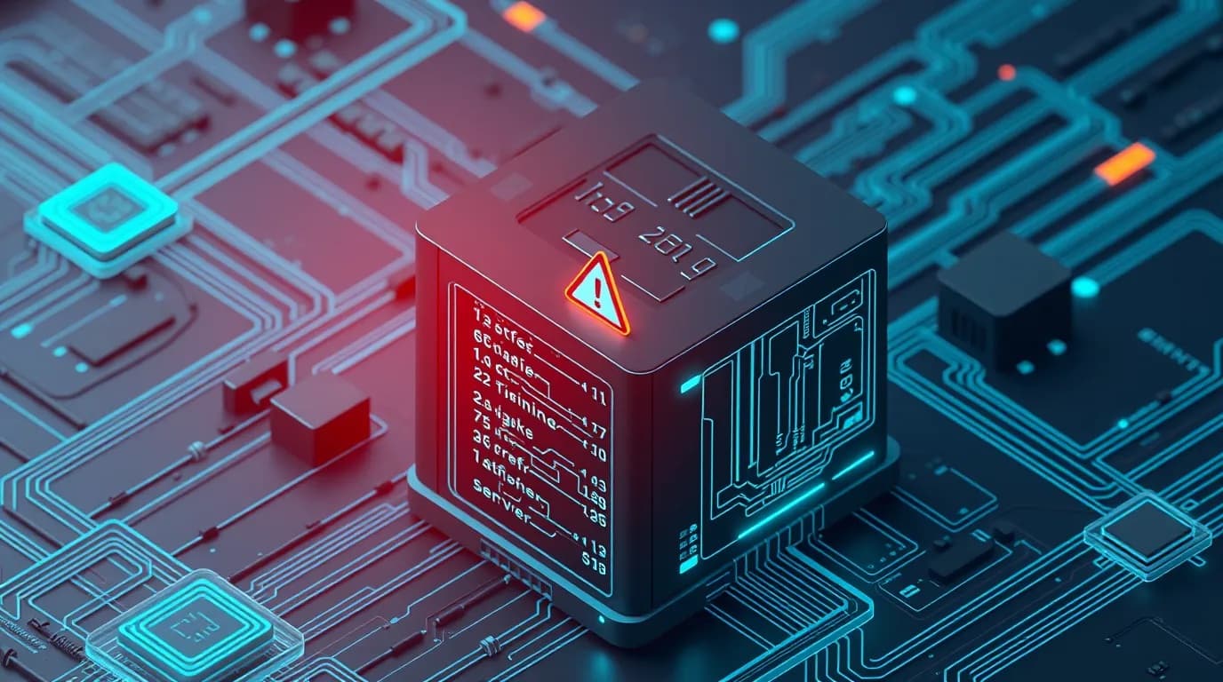 High-tech 3D conceptual cybernetic editorial illustration of Collabora Online – Built-in CODE Server OS Command Injection vulnerability and enterprise defense