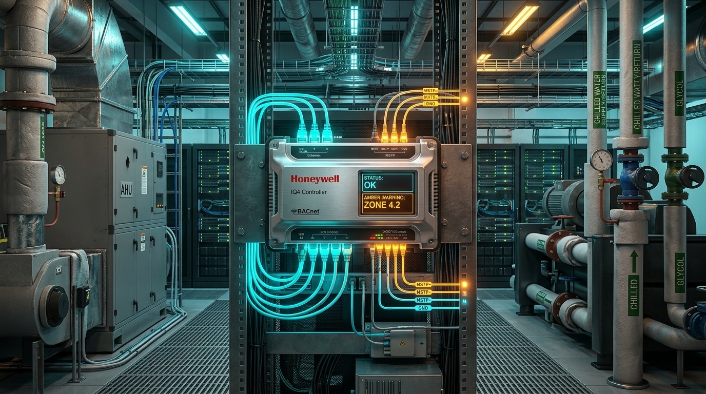 Editorial illustration for Honeywell IQ4 Building Controller BACnet Protocol Flaw Allows Unauthenticated Denial of Service and HVAC Override (CVE-2026-73850)