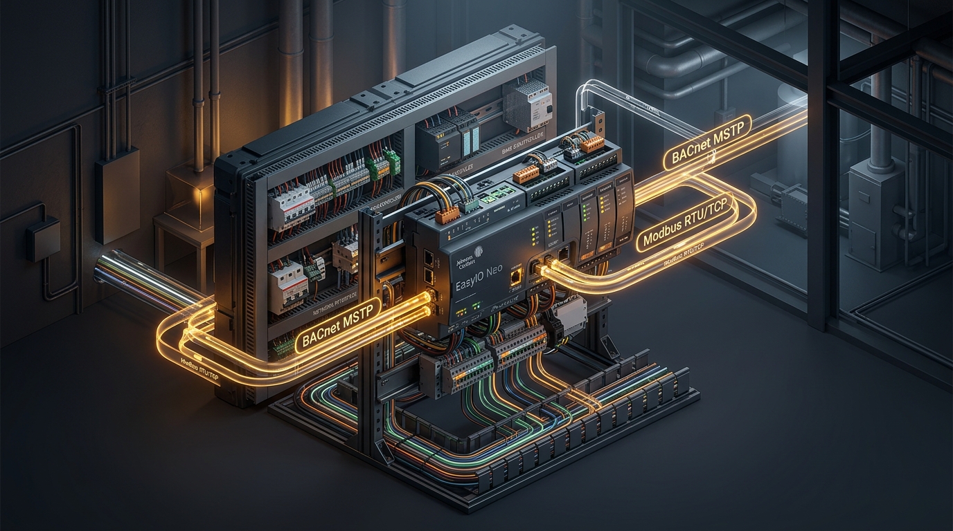 Editorial illustration for Johnson Controls EasyIO Neo Controllers Authentication Bypass Flaw CVE-2026-40112 Disclosed by CISA