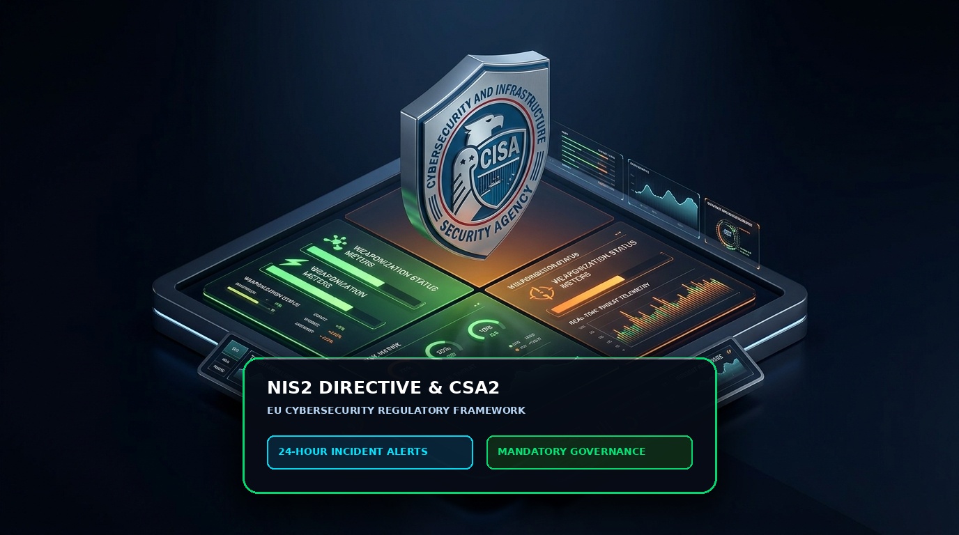 European Commission NIS2 directive and CSA2 cybersecurity package regulatory architecture and reporting timeline