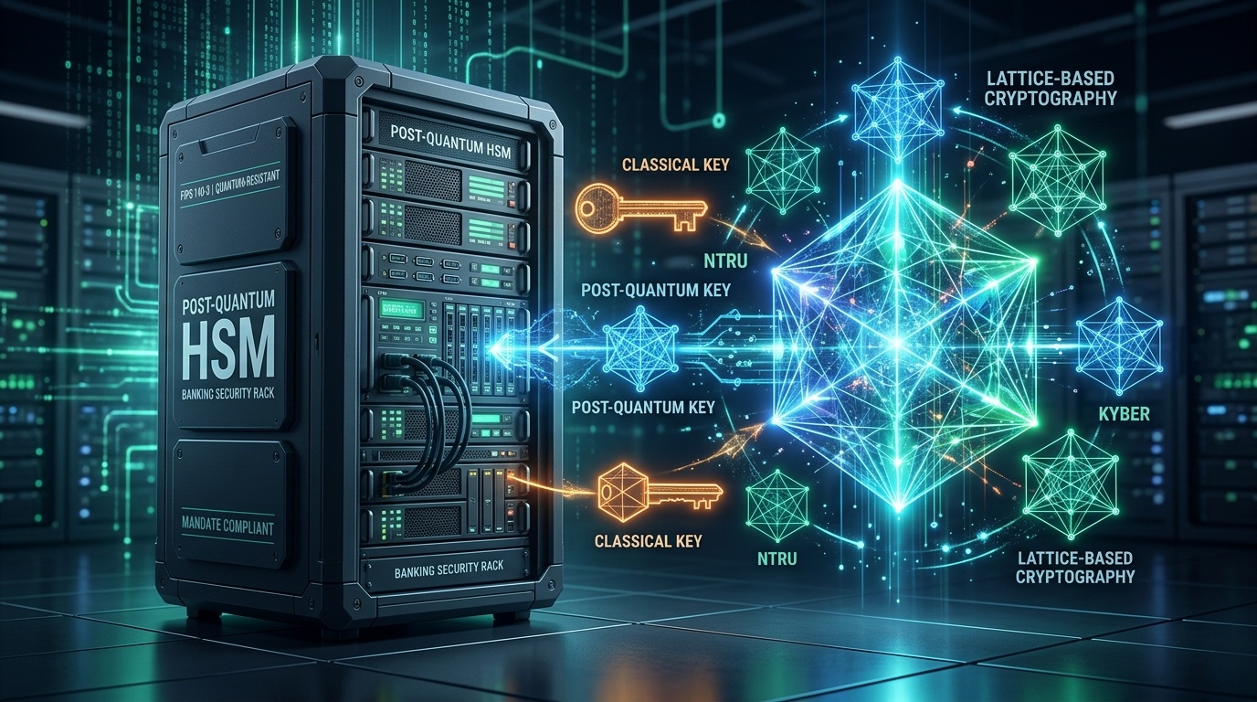 Editorial illustration for RBI Issues Master Directions on Post-Quantum Cryptography: Mandates PQC Migration for Banking HSMs and Interbank Payment Rails by 2027