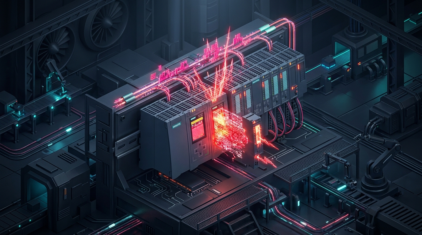 Editorial illustration for Siemens SIMATIC S7-1500 and ET 200SP CPU Denial of Service Flaw Disclosed by CISA Advisory ICSA-26-279-01