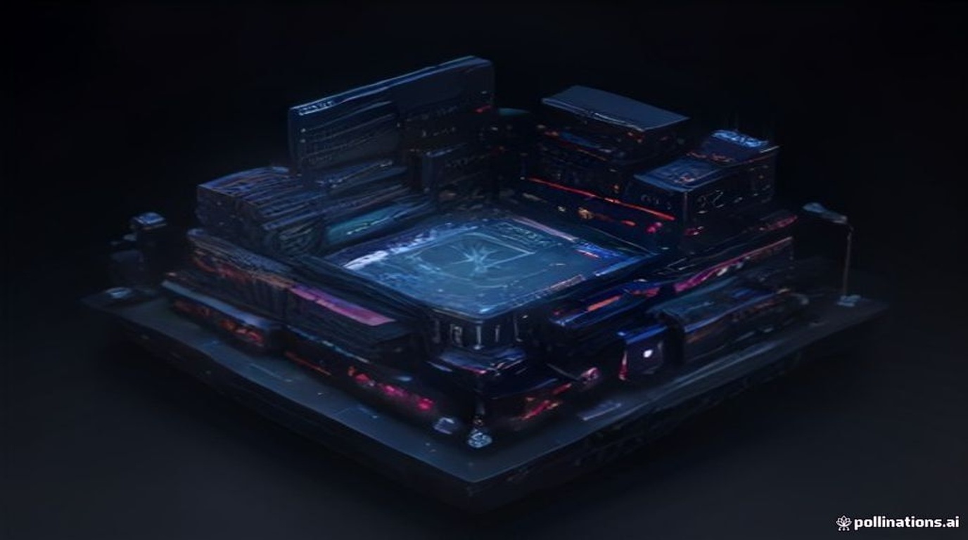 3D isometric technical editorial illustration of a telecommunications fiber optic GPON terminal gateway with glowing high-speed fiber cables experiencing memory corruption exploit