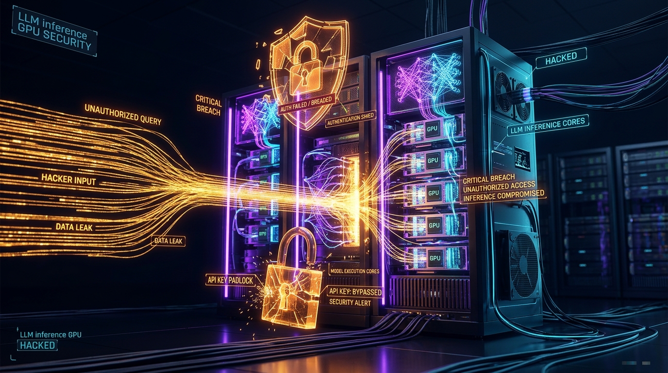 vLLM Large Language Model Inference Server Authentication Bypass Architecture