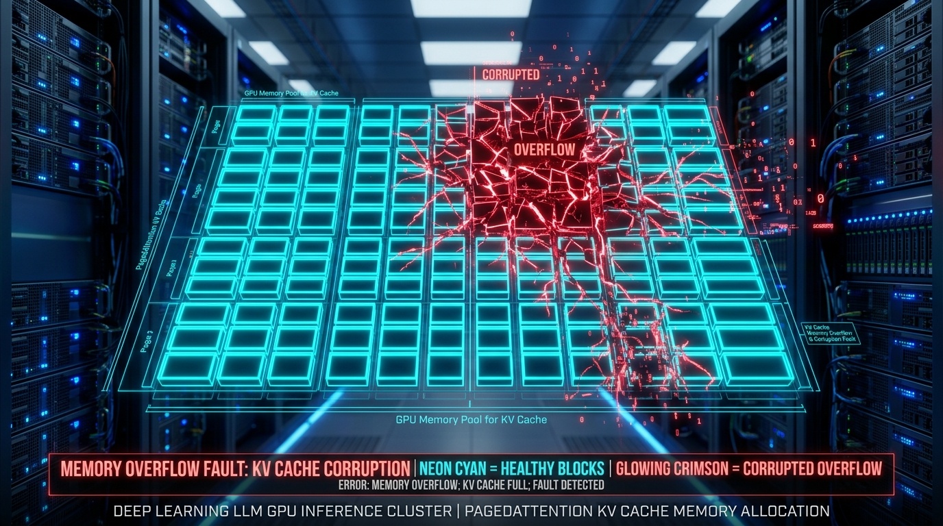 Editorial illustration for vLLM Continuous Batching Engine Vulnerability Enables Cross-Tenant KV-Cache Extraction and Host Memory Corruption (CVE-2026-72110)