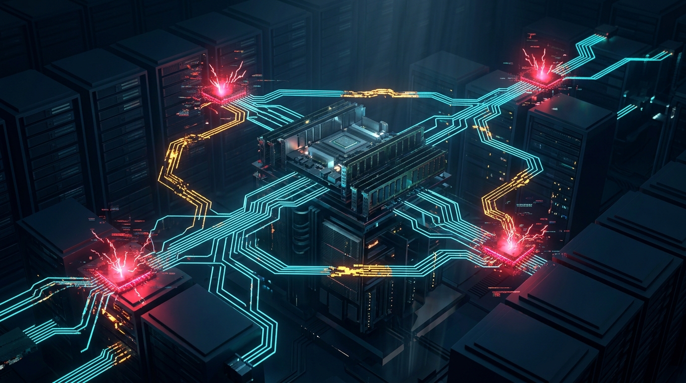 Editorial illustration for Critical vLLM Distributed Engine Flaw Exposes GPU Memory Caches to Arbitrary Prompt Hijacking