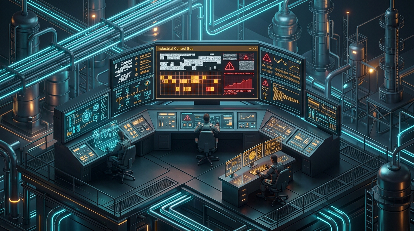 Editorial illustration for Yokogawa CENTUM VP Human-Machine Interface Stack Overflow Allows Industrial Network Takeover