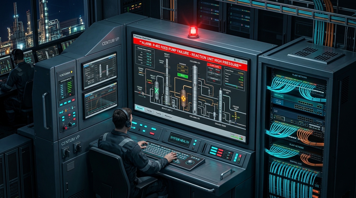 Editorial illustration for Yokogawa CENTUM VP Operator Station Flaw Enables Remote Code Execution via Malicious Graphics Macro Injection (CVE-2026-80840)